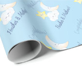 月と星の上 ラッピングペーパー (ロールコーナー)