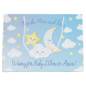 月と星の上 ラージペーパーバッグ (正面)