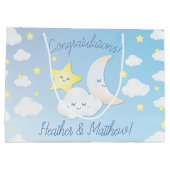 月と星の上 ラージペーパーバッグ (裏面)