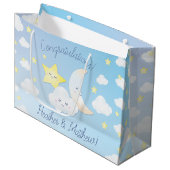 月と星の上 ラージペーパーバッグ (正面アングル)