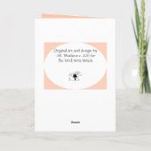 月と星の下のハロウィンカボチャ カード (裏面)