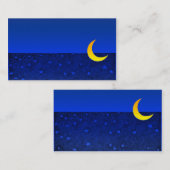 月と星の名刺 名刺 (正面/裏面)