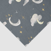 月と星の夜空の赤ちゃんシャワー誕生日 薄葉紙 (詳細)