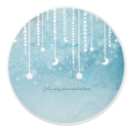 月と星の天つる輝き セラミックノブ (正面)