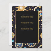 月と星の天体2 招待状 (裏面)