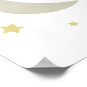 月と星の子供部屋ポスター ポスター (角)