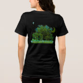 月と星の木のTシャツ トライブレンドＴシャツ (裏面)