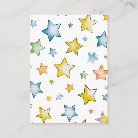 月と星の本ベビーエンクロージャカード エンクロージャーカード (裏面)