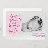 月と星の果てまで愛してるよ 赤い写真の女の子 (正面/裏面)