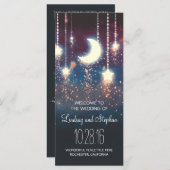 月と星の田舎結婚式 プログラム (正面/裏面)