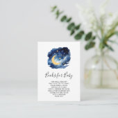 月と星の男の子の本ベビーカード エンクロージャーカード (スタンド正面)