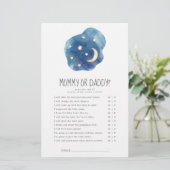 月と星の男女兼用ママとパパのゲーム (スタンド正面)