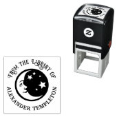 月と星の男"のライブラリから" セルフインキングスタンプ (インサイチュ)