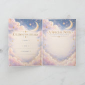 月と星の祝祭の詳細 カード (内部)