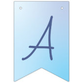 月と星の誕生会で バンティングフラッグ (第3の旗)