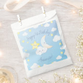 月と星の誕生会で フェイバーバッグ (クリップ留めされた状態)