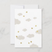 月と星の赤ちゃんシャワーベビー (裏面)