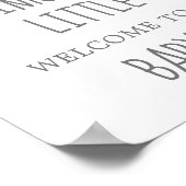 月と星の輝く小さな星へようこそ ポスター (角)