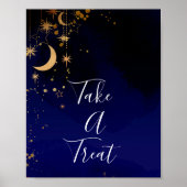 月と星はトリートサインポスターを取る ポスター (正面)