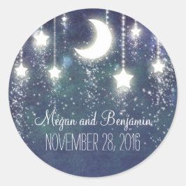 月と星はロマンチックな結婚もの ラウンドシール