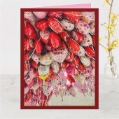 月と星まで愛してる カード (黄色い花)