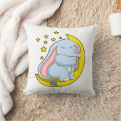 月と星を持つ象 クッション (ブランケット)