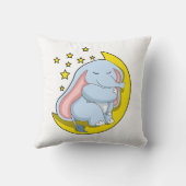 月と星を持つ象 クッション (裏面)