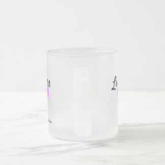 月と星を見てマグカップを導く フロストグラスマグカップ