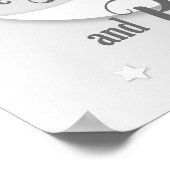 月と星を越えて愛してる アートプリント 1/3 ポスター (角)