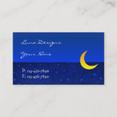 月と星エッチング名刺 名刺 (正面)