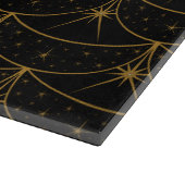 月と星ガラス切断ボード15x11 カッティングボード (角)