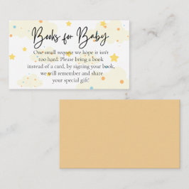 月と星ベビー エンクロージャーカード