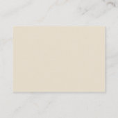 月と星ベージュブックリクエスト赤ちゃんシャワー エンクロージャーカード (裏面)