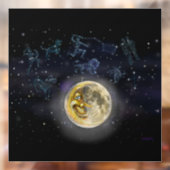 月と星座 ウィンドウサイン (シート2)