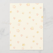 月と星男女兼用がベビー アドバイスカード (裏面)