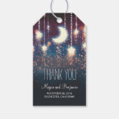 月と星結婚の ギフトタグ (正面)