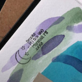 月と星 セルフインキングスタンプ