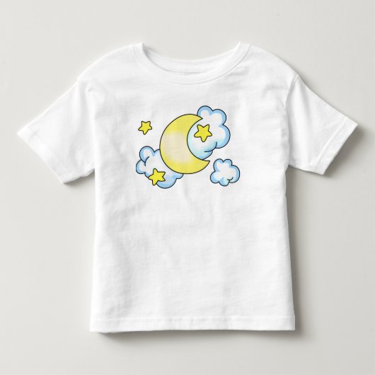 月と星 トドラーTシャツ (正面)