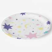 月と星 ペーパープレート (アングル)