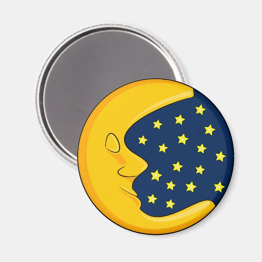 月と星 マグネット (正面/裏面)