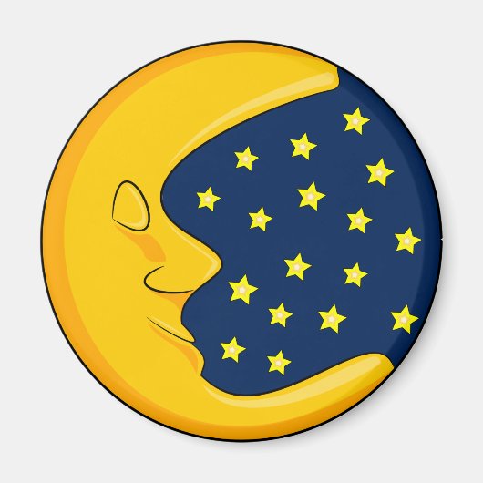 月と星 マグネット (正面)