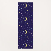 月と星。 ヨガマット (正面)