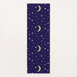 月と星。 ヨガマット