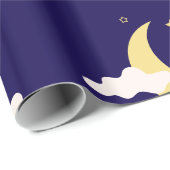 月と星 ラッピングペーパー (ロールコーナー)