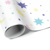 月と星 ラッピングペーパー (ロールコーナー)