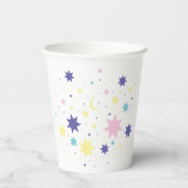 月と星 紙コップ (裏面)