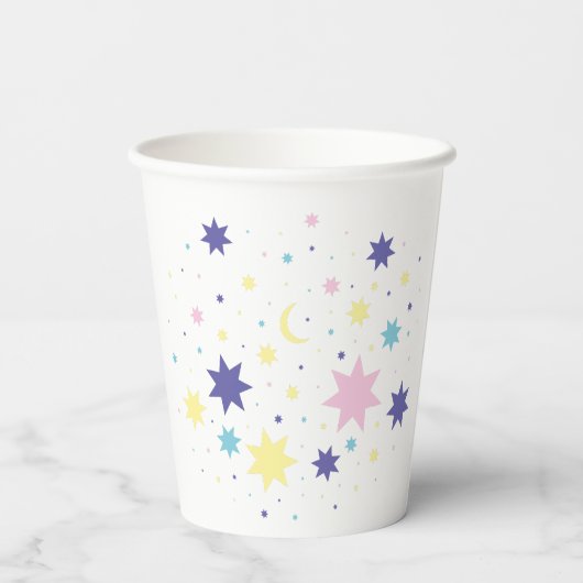 月と星 紙コップ (裏面)