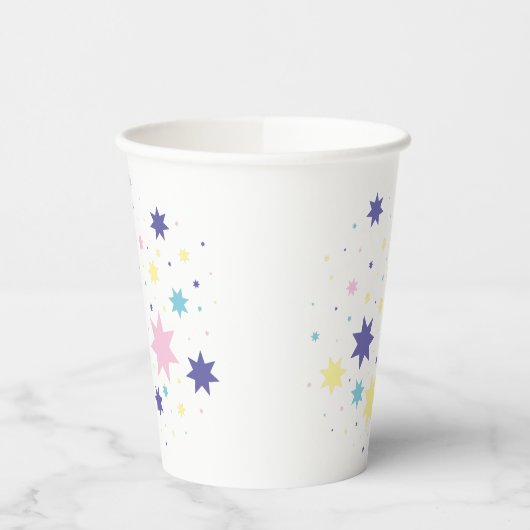 月と星 紙コップ (左)