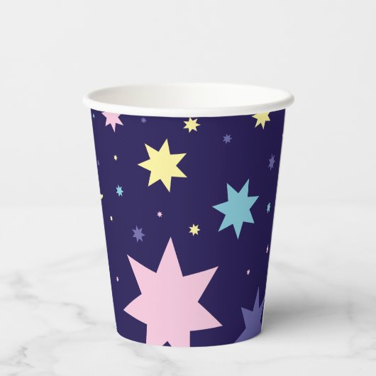 月と星 紙コップ (裏面)