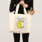 月と星(英国) ラージトートバッグ (正面(商品))